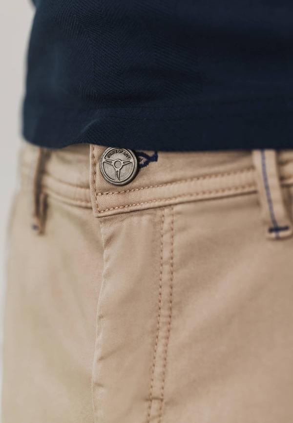 State of Art Chinoshort van katoen-stretch Beige - Afbeelding 5