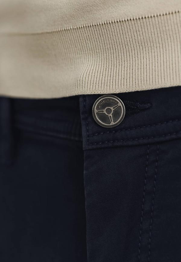 State of Art Chinoshort van katoen-stretch Donkerblauw - Afbeelding 5