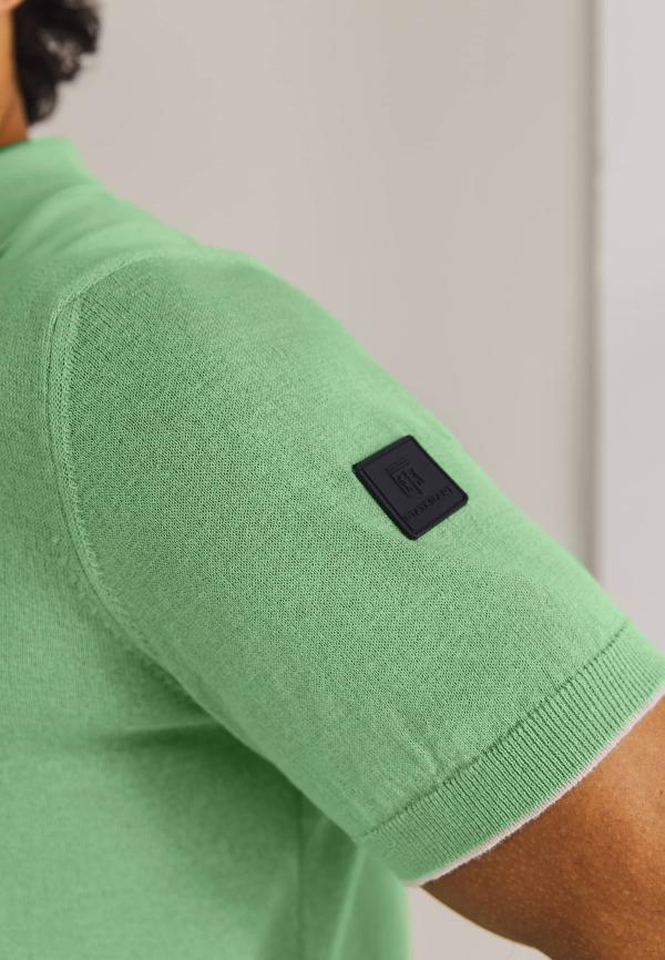 State of Art Gebreide polo met korte mouwen Jade - Afbeelding 3