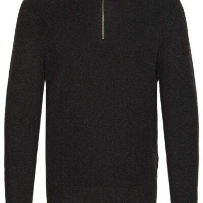 Casual Friday CFHEINE Halfzip Knit Black Beauty