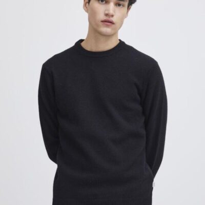 Casual Friday CF Karl Lambswool CrewNeck Anthracite Black