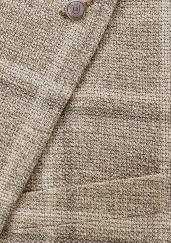 Club of Gents Carter-J SV Colbert Geruit Zand/Beige - Afbeelding 3