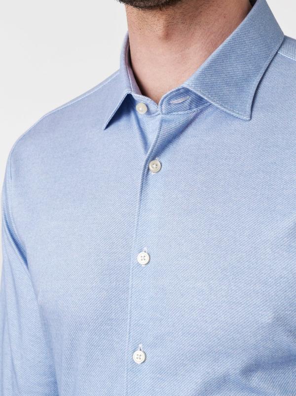 Desoto Casual Kent 1/1 Light Blue Twill - Afbeelding 2