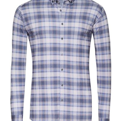 Desoto Casual Modern BD 1/1 Beige Blue Check