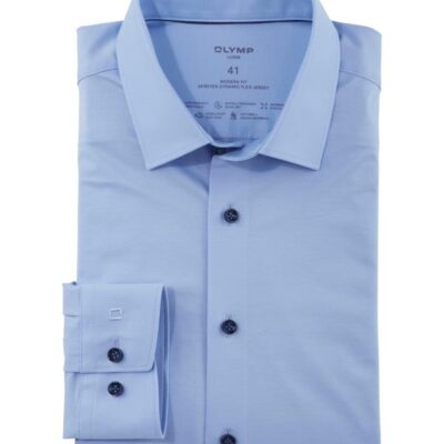 Olymp 24/7 Modernfit Lichtblauw