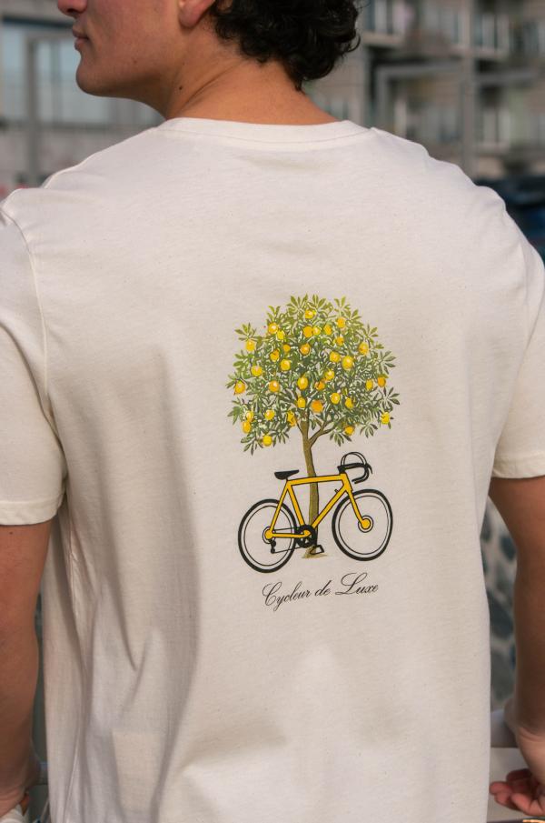 Cycleur de Luxe T-Shirt SS Lemon Ride Natural Raw - Afbeelding 2