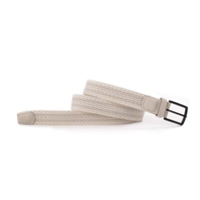 Tresanti Giannotto Braided Design Belt Off white