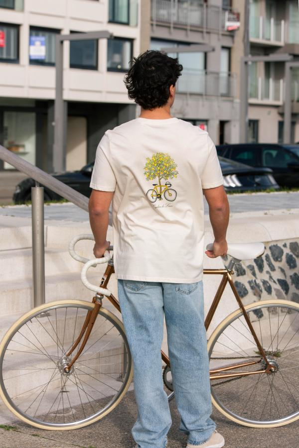 Cycleur de Luxe T-Shirt SS Lemon Ride Natural Raw