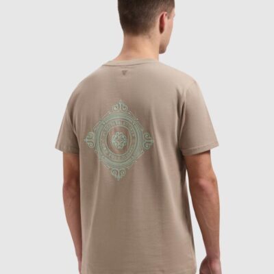 Pure Path Family Crest T-Shirt Taupe
