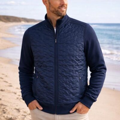 Innocente Vest Zip Navy