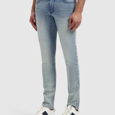 Pure Path The Jone Skinny Fit Jeans Denim Mid Blue