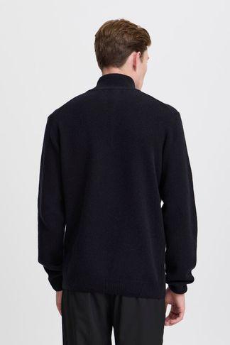 Casual Friday CFKarl Halfzip Lambswool Knit Dark Navy - Afbeelding 2