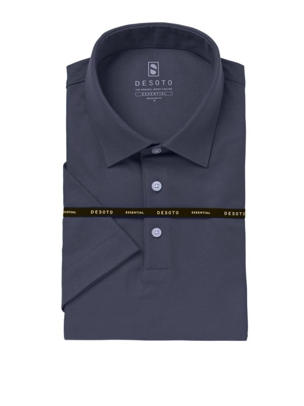 Desoto Essential RF Polo Kent K.M. Navy Pique - Afbeelding 4