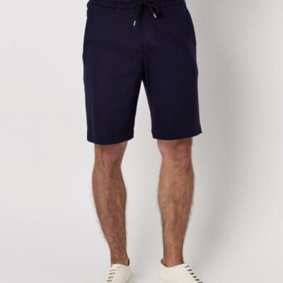 Desoto Casual Short Solid Navy