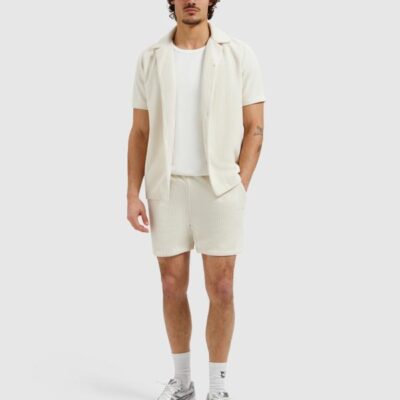 Pure Path Honeycomb Shorts Ecru