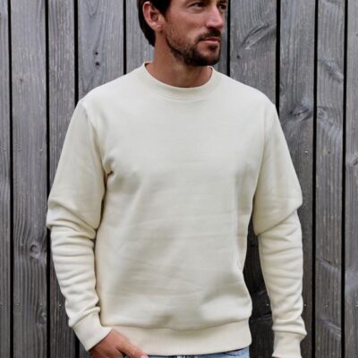 Kultivate SW Basic Crew Bone White