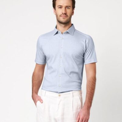 Desoto Casual Kent K.M. Light Blue Oxford