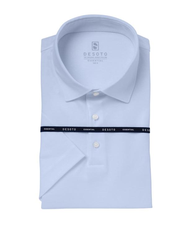Desoto Essential RF Polo Kent K.M. Light Blue Pique - Afbeelding 4