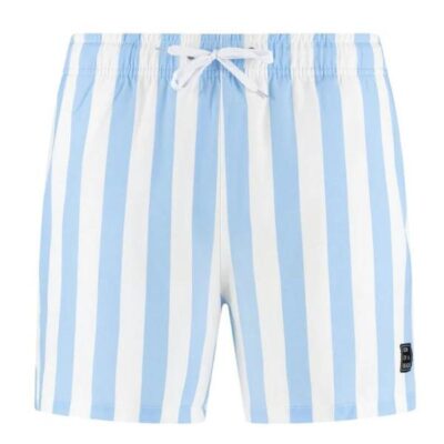 Son Of A Beach Swimshort Stripe Light Blue