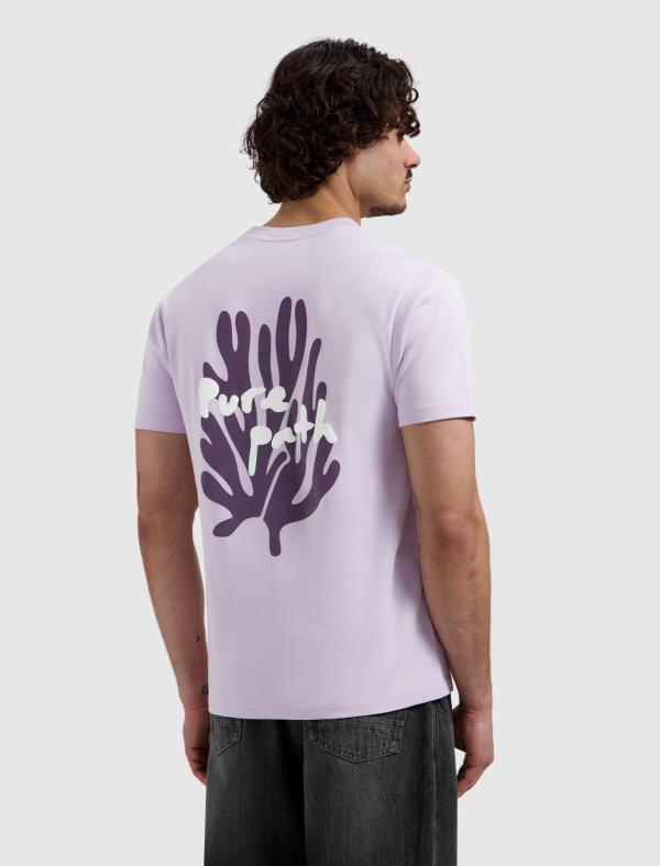 Pure Path Coral Reef T-Shirt Faded Lilac