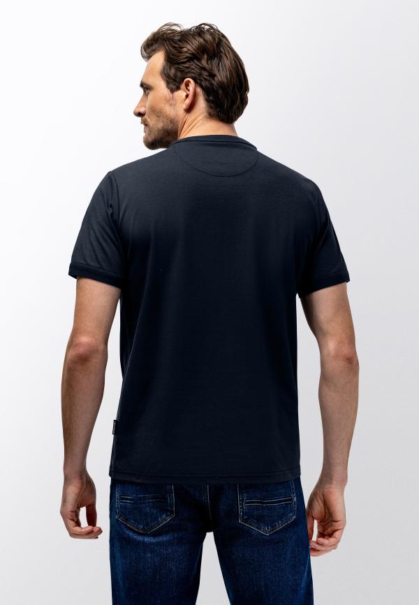 State Of Art T-shirt CrewNeck SS Plain Marine - Afbeelding 3