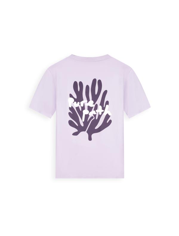 Pure Path Coral Reef T-Shirt Faded Lilac - Afbeelding 3