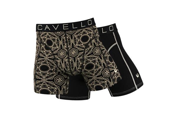 Cavello 2Pack Boxershort Black/Print