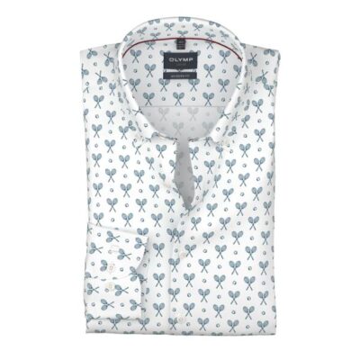 Olymp Overhemd Modernfit Button Down Wit