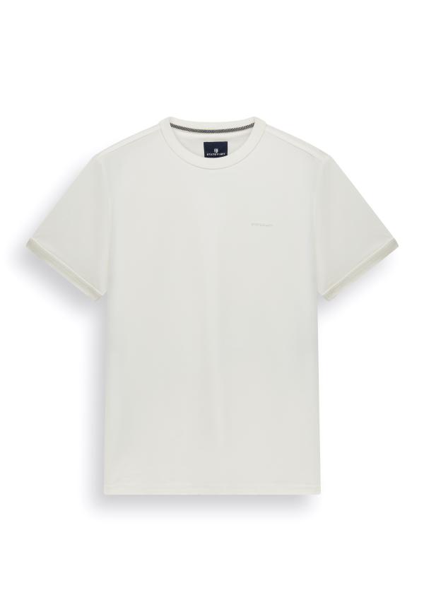 State Of Art T-shirt CrewNeck SS Plain Wit - Afbeelding 6