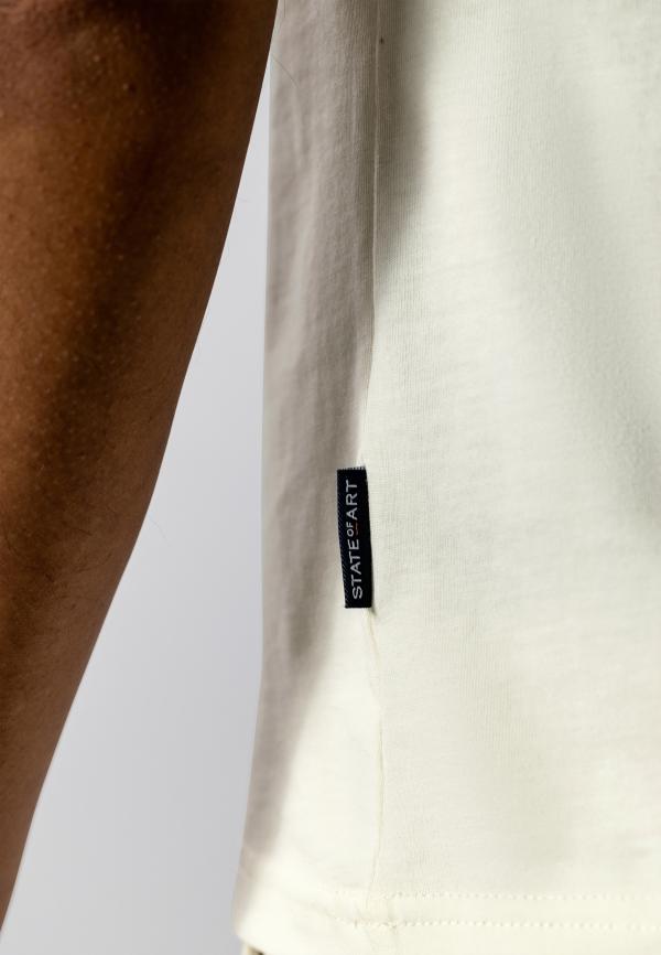 State Of Art T-Shirt CrewNeck SS Off White - Afbeelding 4