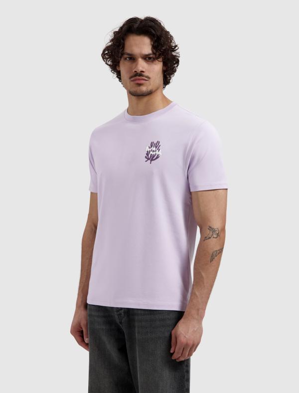 Pure Path Coral Reef T-Shirt Faded Lilac - Afbeelding 2