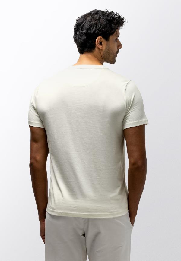 State Of Art T-Shirt CrewNeck SS Off White - Afbeelding 3