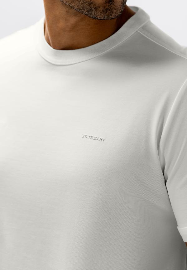 State Of Art T-shirt CrewNeck SS Plain Wit - Afbeelding 4