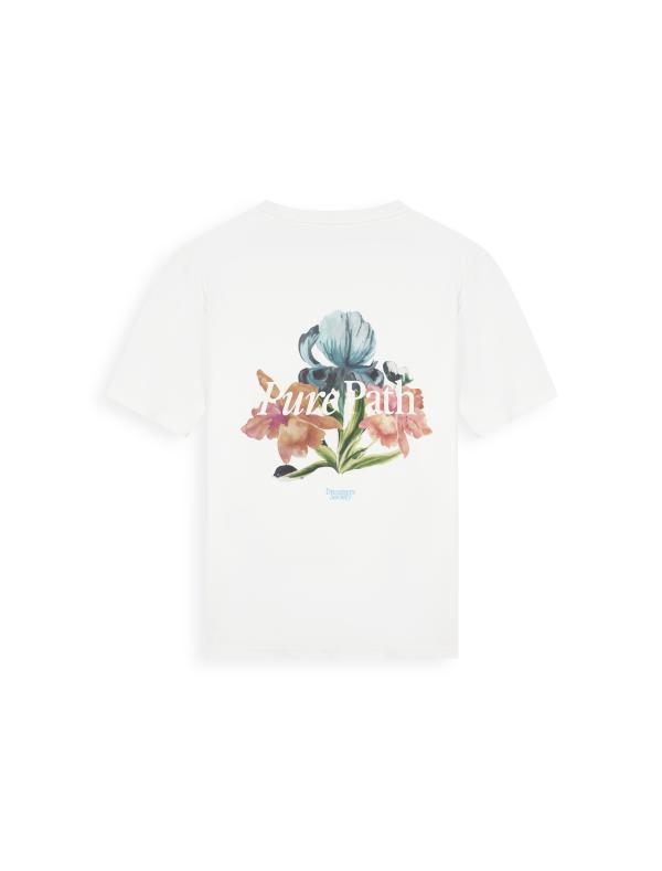 Pure Path Trio of Flowers T-Shirt Off White - Afbeelding 3