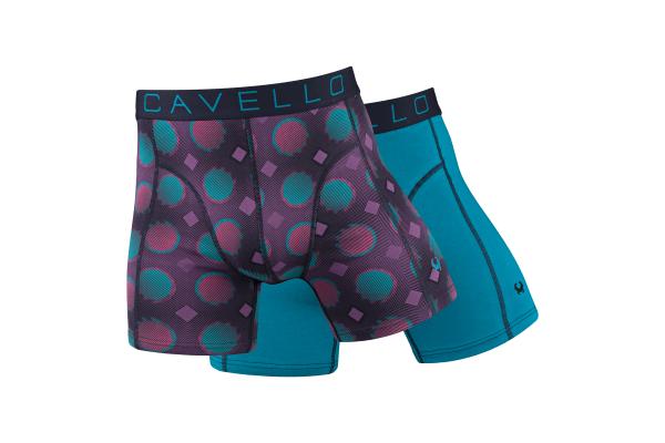Cavello 2Pack Boxershort Crape Wine/Print