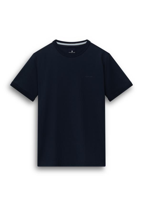 State Of Art T-shirt CrewNeck SS Plain Marine - Afbeelding 5