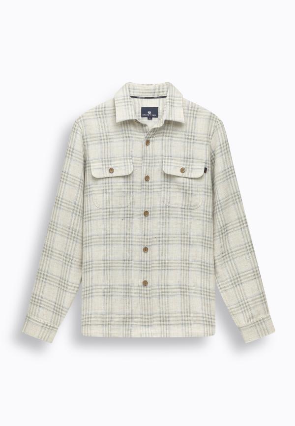 State Of Art Overshirt Long Sleeve Checked Kit/Lichtblauw - Afbeelding 5