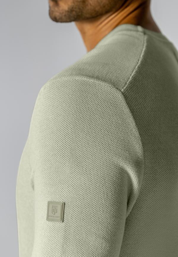 State Of Art Pullover Crew-Neck Plain Licht groen - Afbeelding 4