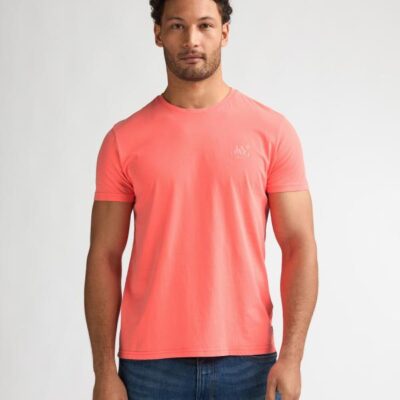 Petrol Industries Men T-Shirt SS Fiery Coral