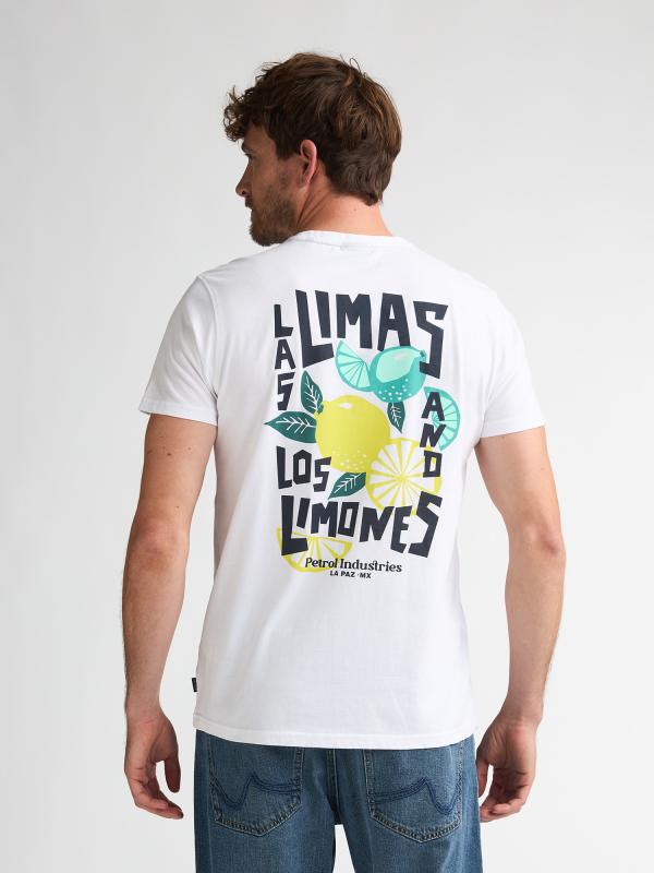 Petrol Industries Men T-Shirt SS Classic Print Bright White - Afbeelding 2