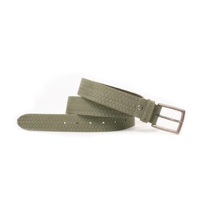 Tresanti Emilano Nubuck Belt Grey/Green