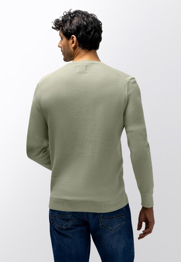 State Of Art Pullover Crew-Neck Plain Licht groen - Afbeelding 2