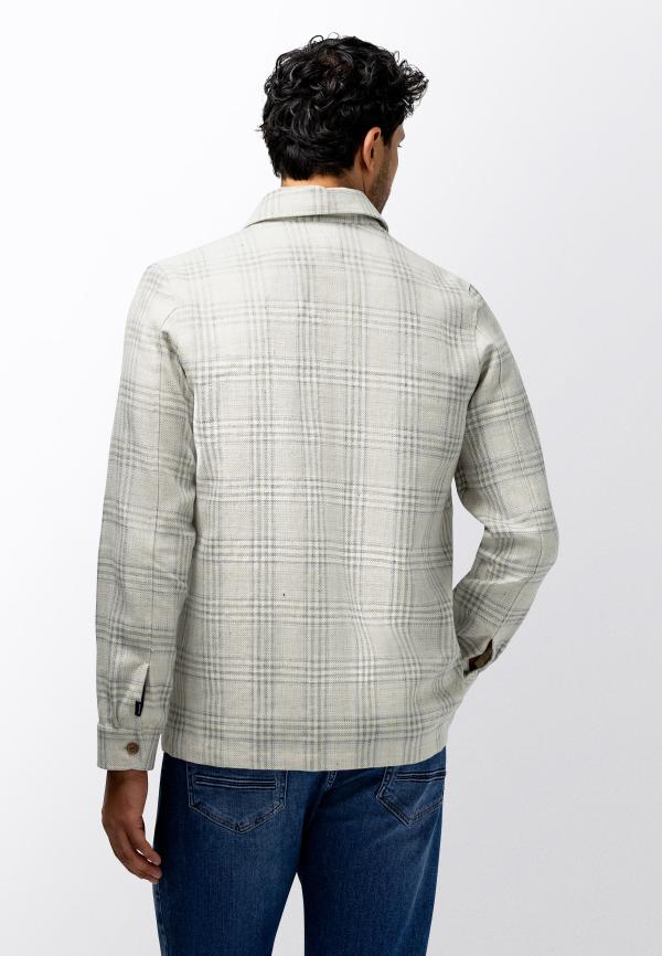 State Of Art Overshirt Long Sleeve Checked Kit/Lichtblauw - Afbeelding 2