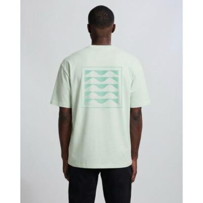 Vänner Monogram Relaxed Tee Aqua Glass