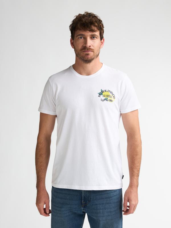 Petrol Industries Men T-Shirt SS Classic Print Bright White
