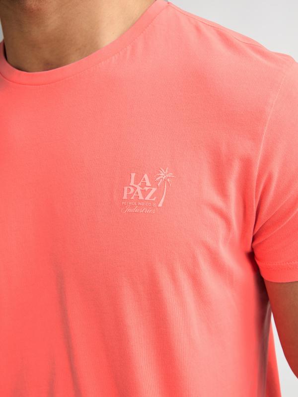 Petrol Industries Men T-Shirt SS Fiery Coral - Afbeelding 3