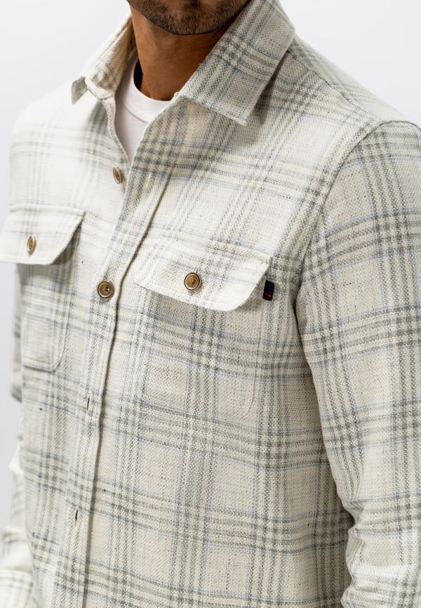 State Of Art Overshirt Long Sleeve Checked Kit/Lichtblauw - Afbeelding 3