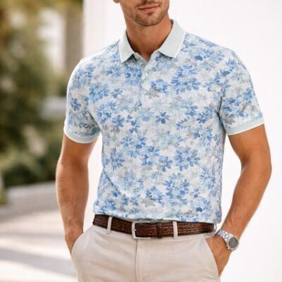 Innocenté Polo SS Print Mint