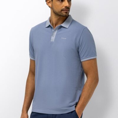 State of Art Summerdeal Poloshirt KM Middenblauw/Kit