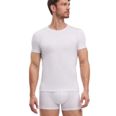 FALKE 2-Pack Heren T-Shirt Daily Comfort Wit